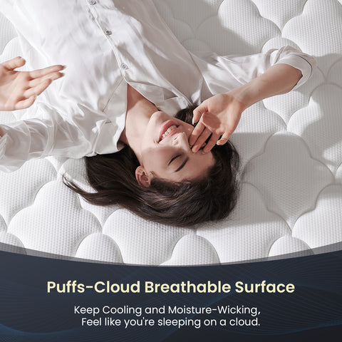 Resspry 12 Inch Gel Memory Foam Sprung Hybrid Mattress | Apex Collection